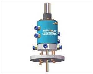 气液电组合滑环3D结构图与安装方法